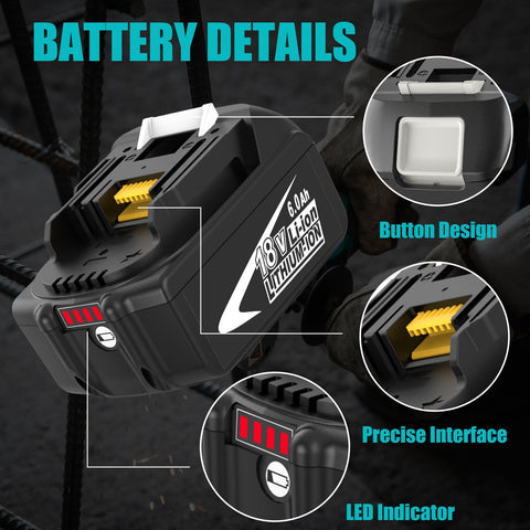 OHYES BAT compatible with Makita 18V devices for versatile power