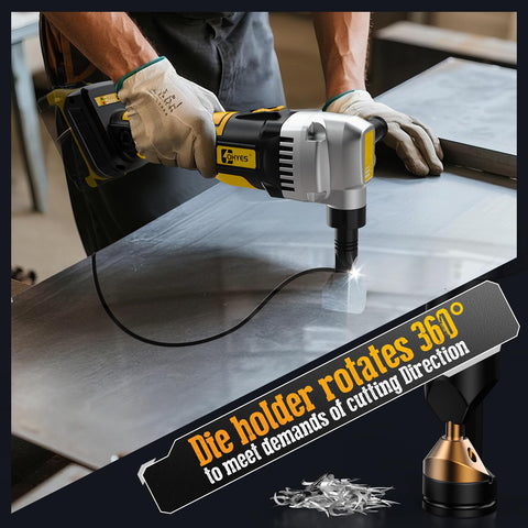 ohyes metal nibbler ergonomic handle reduces fatigue during long jobs
