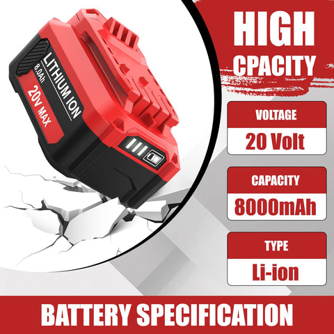 OHYES BAT CMCB206 LED indicator shows charge level clearly