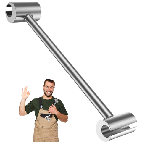 OIFVOPU steel double-ended hinge tool with two sizes for versatile door adjustments