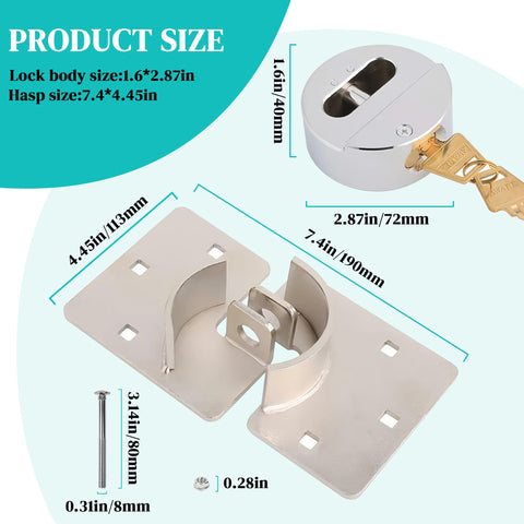 OIHYA 6-pin cylinder enhances resistance to tampering and unauthorized access.