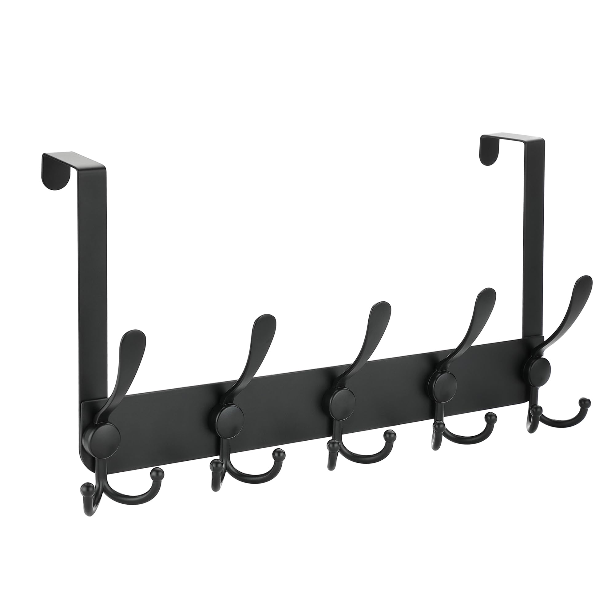 OIM OMIIOMIO over-the-door hook with 15 hooks for towels, coats and hats; space-saving.