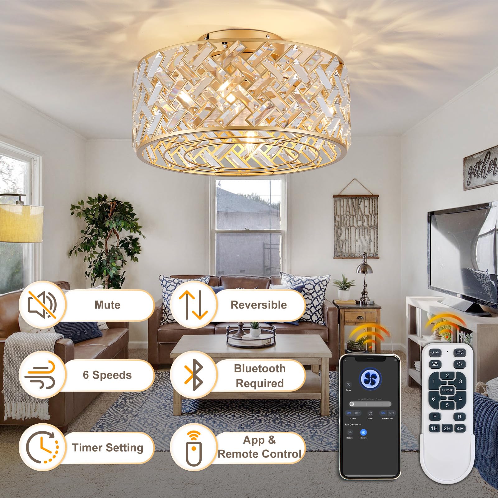 Oiotwo low-profile flush-mount design fits tight ceilings effortlessly