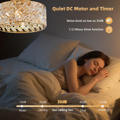 Oiotwo quiet DC motor delivers powerful airflow with minimal noise