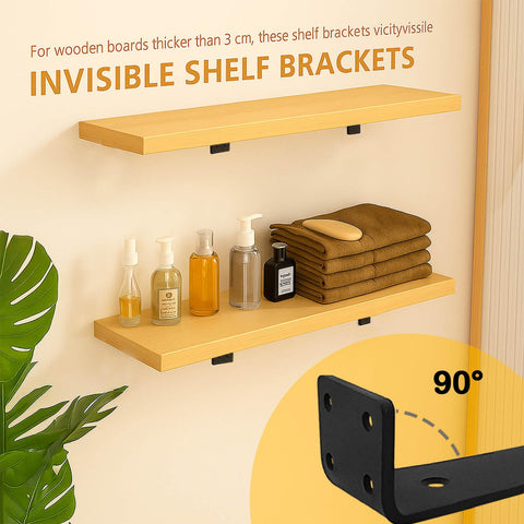 OIVGGUR hidden suspension bracket helps maximize space without visible hardware