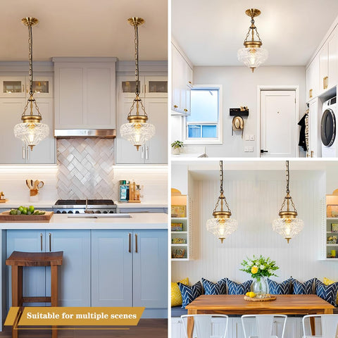 OIYIO adjustable hanging chain enables tailored height for perfect island lighting.