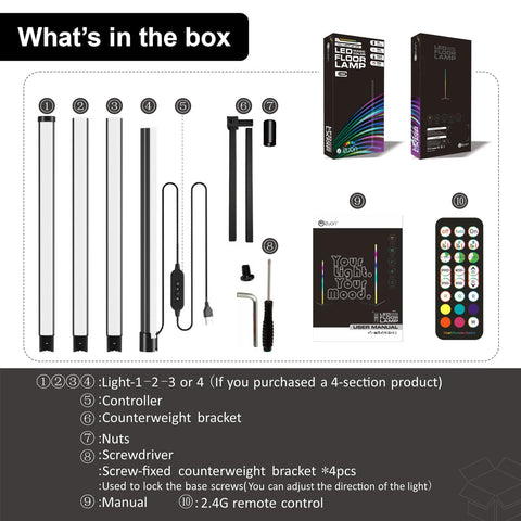 Oizuon two-pack gives easy setup and matching lighting.