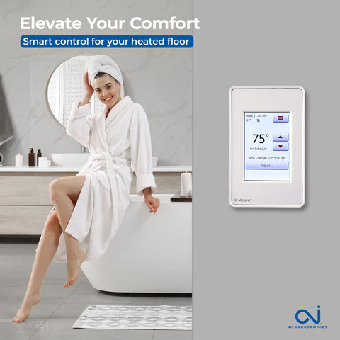 OJ Microline UDG4-4999 energy logging tracks usage patterns for smarter heating decisions.