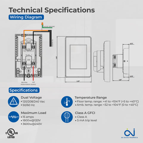 OJ Microline UDG4-4999 installation guide simplifies upgrading comfort.