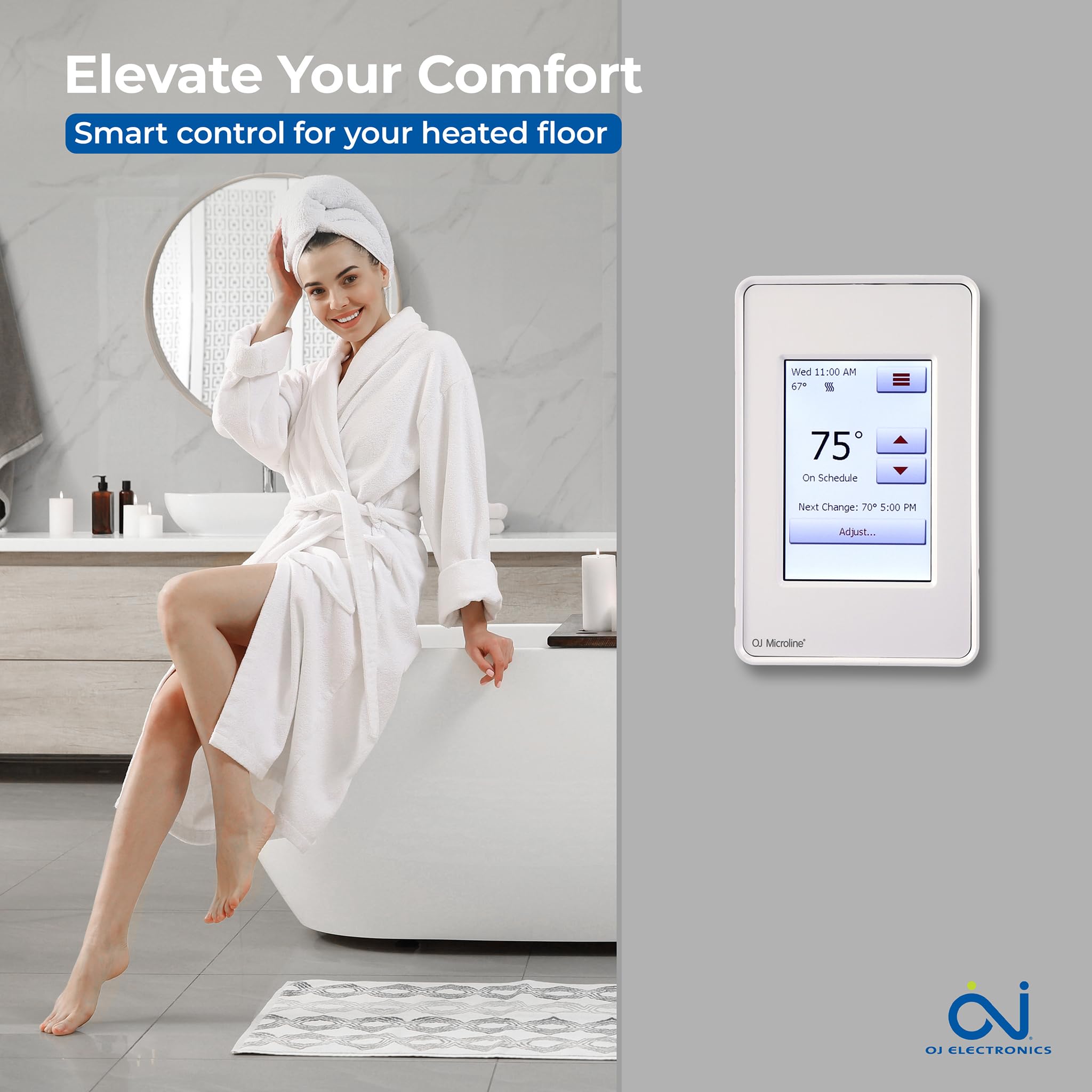 UDG4 floor sensor enabling consistent floor warmth