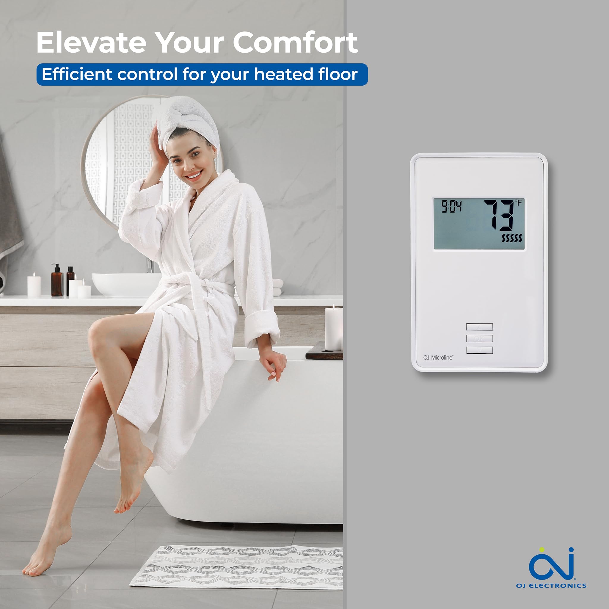 UTN4 floor sensor included for precise heat control