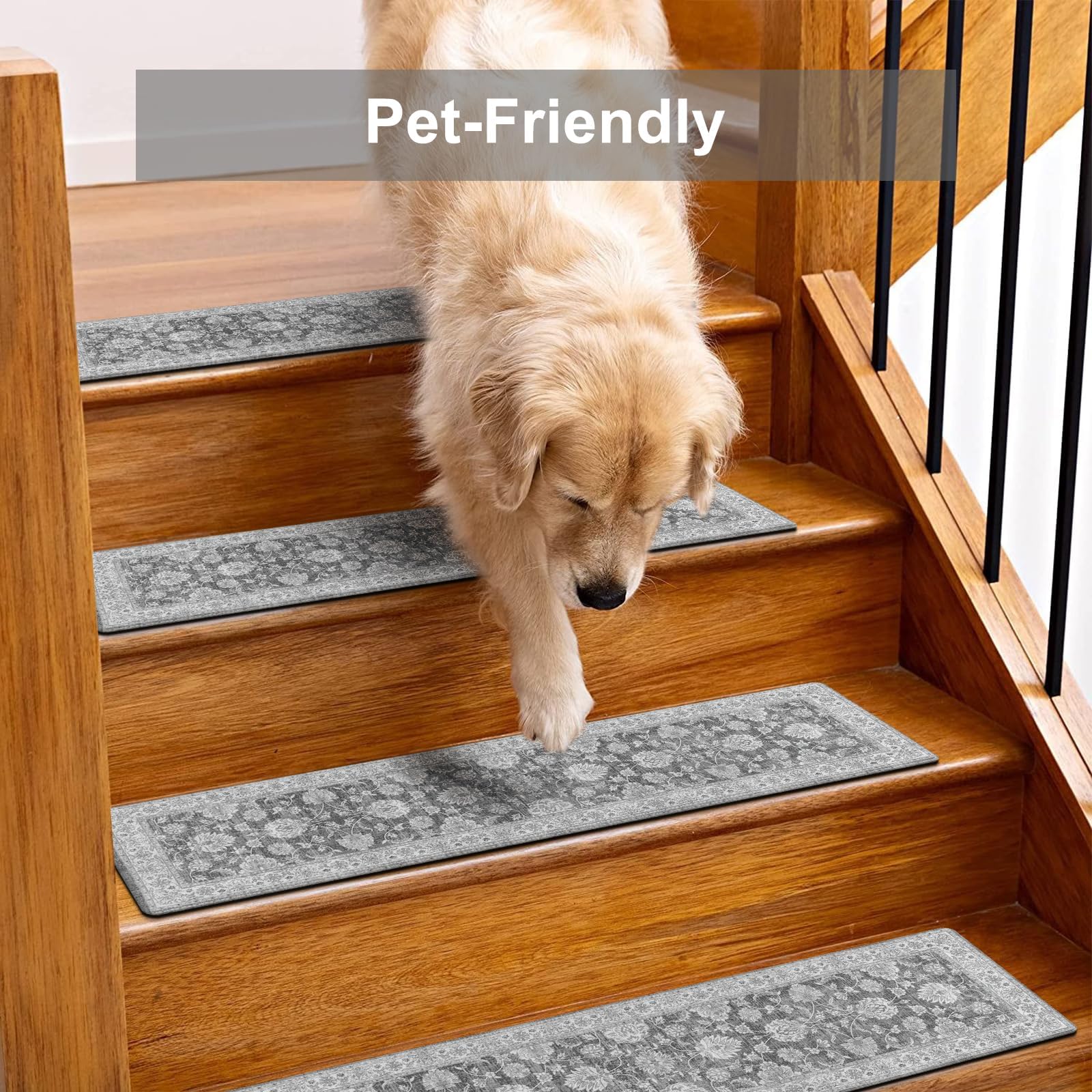 OJIA stair treads quiet footsteps and reduce stair noise