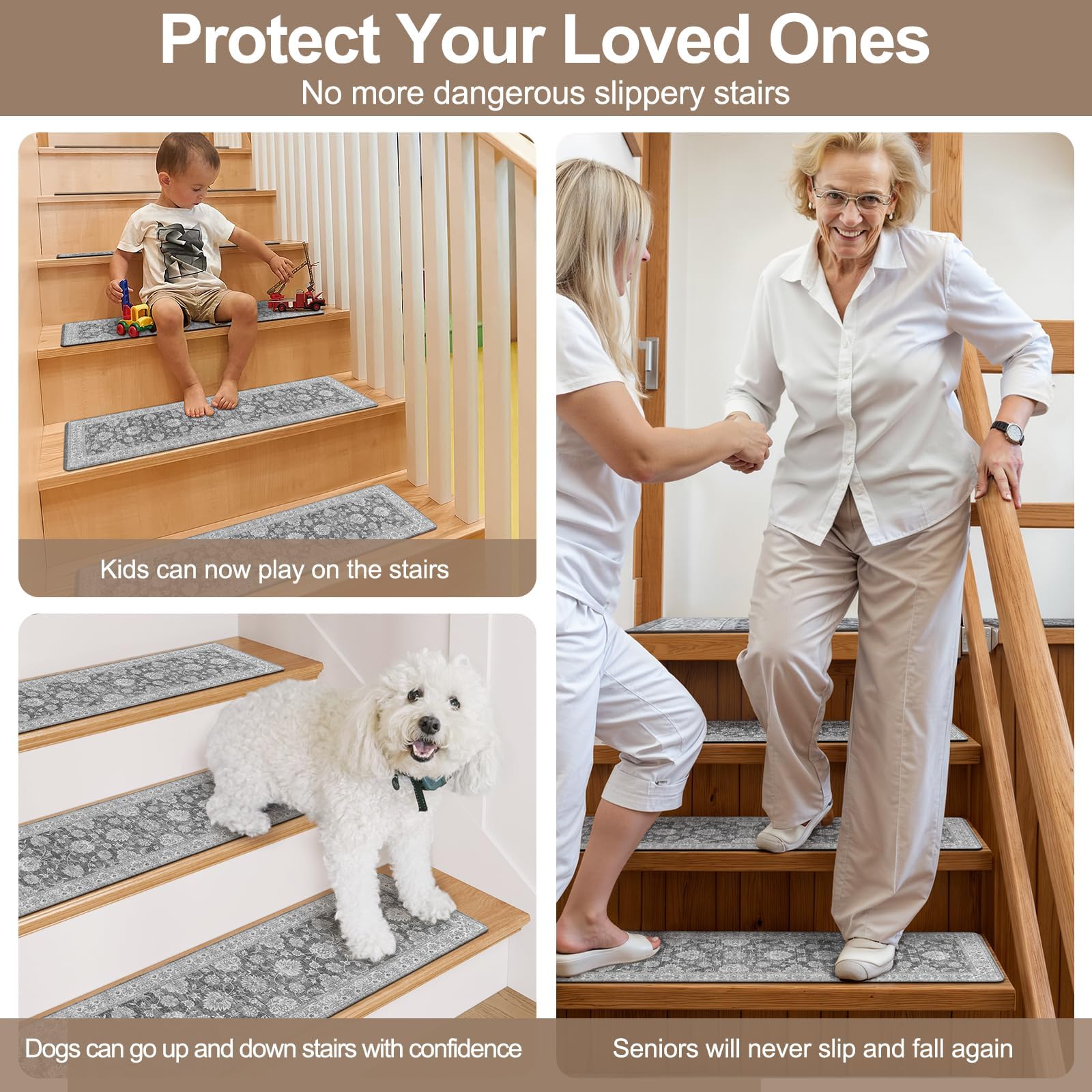 OJIA soft cushioned-step stair treads improve comfort during daily climbs.