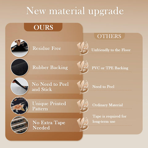 OJIA stair treads no residue removal when repositioned