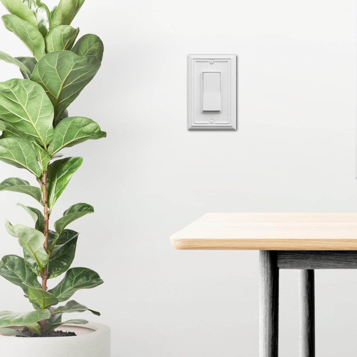 OKAWYC Adler decorative wall plate elevates living room ambiance.