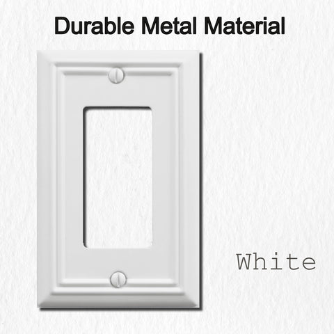 OKAWYC Adler metal wall plate durable white for long-lasting kitchen and bath decor.