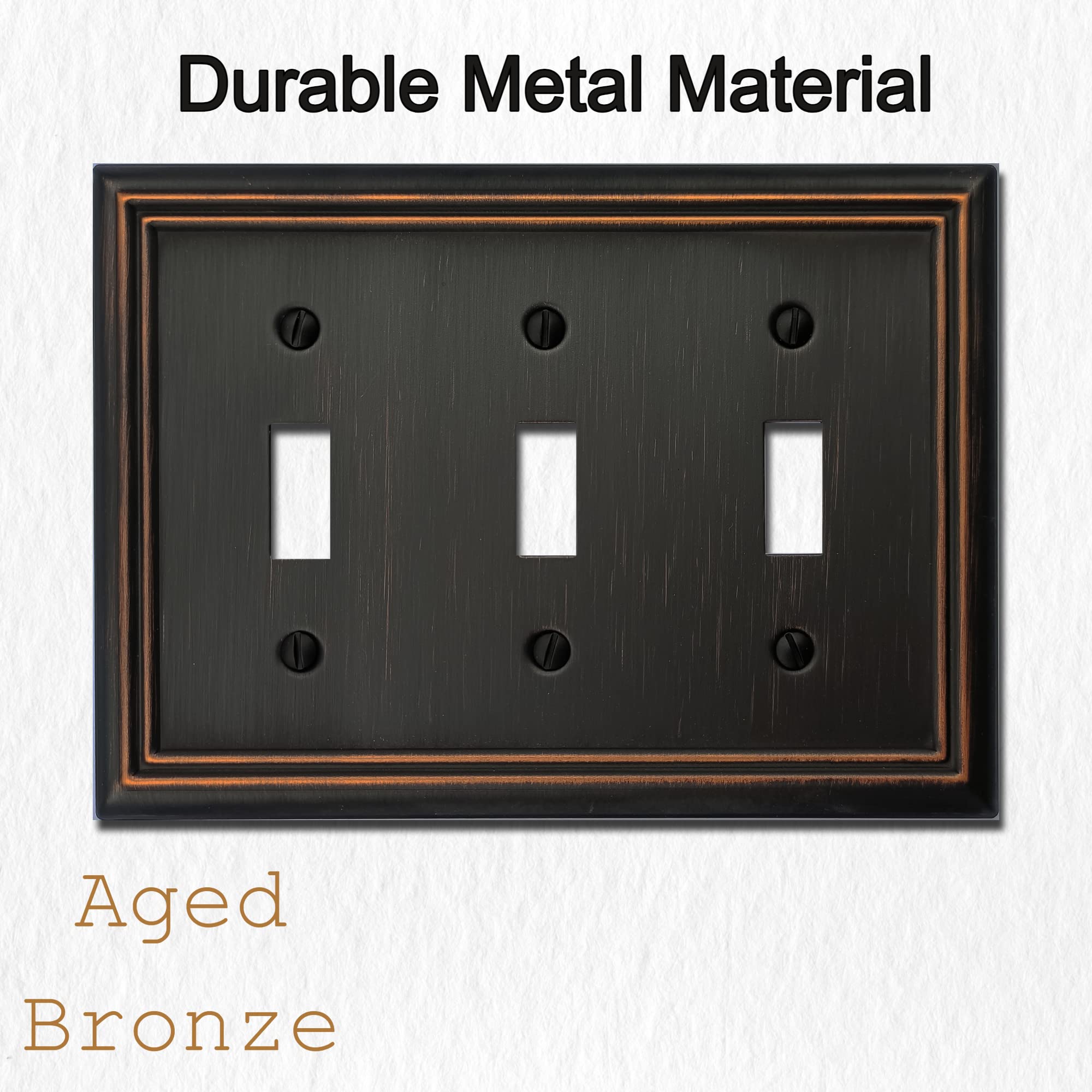 OKAWYC Adler wall plate with color-matching screws for easy installation