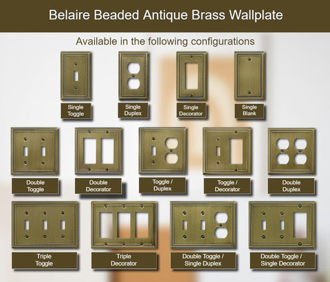 OKAWYC Belaire anti-corrosion metal wall plate maintains finish