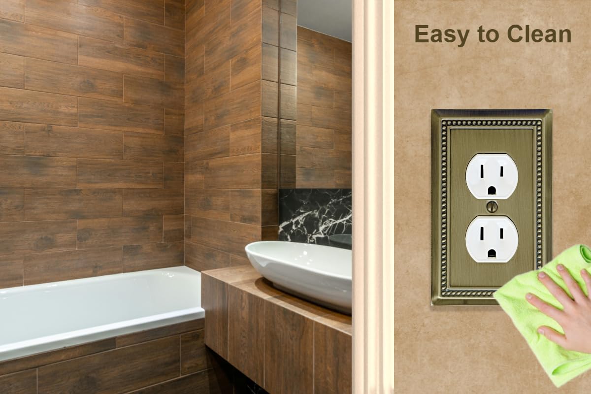 OKAWYC Belaire four-pack wall plates for cohesive styling