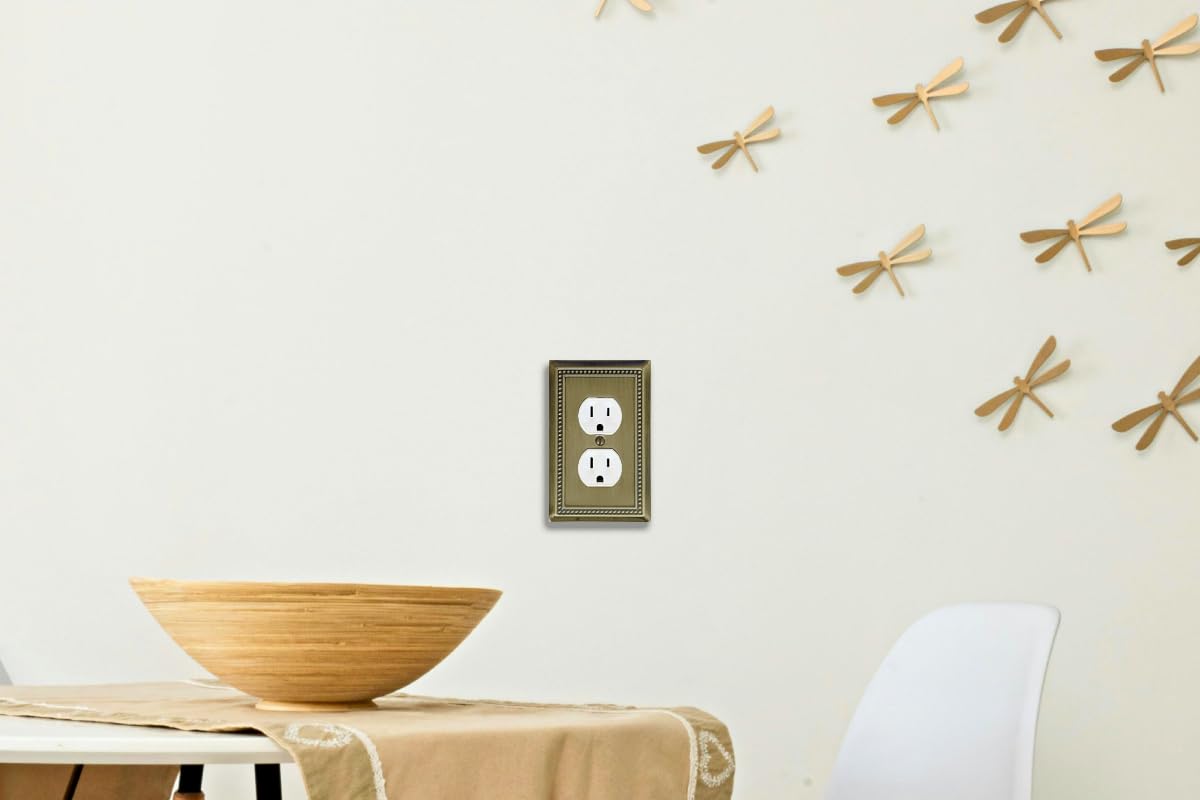 OKAWYC Belaire wall plate suited for living rooms, bedrooms, bathrooms, kitchens