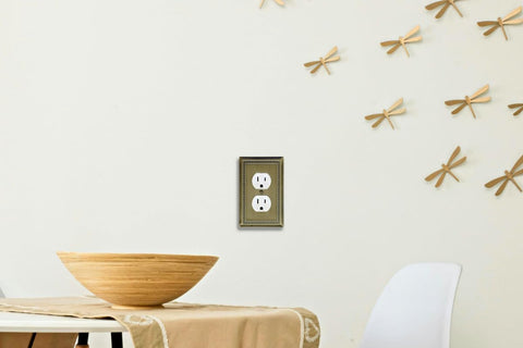 OKAWYC Belaire wall plate suited for living rooms, bedrooms, bathrooms, kitchens