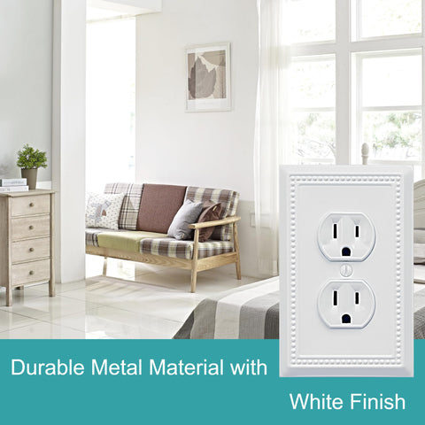 OKAWYC four-pack decorative wall plates for cohesive room styling.