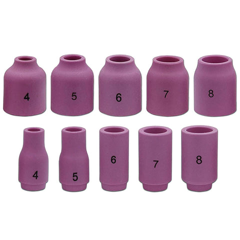 OKBA 0.040 inch stubby gas lens, supports stable arc with compact design