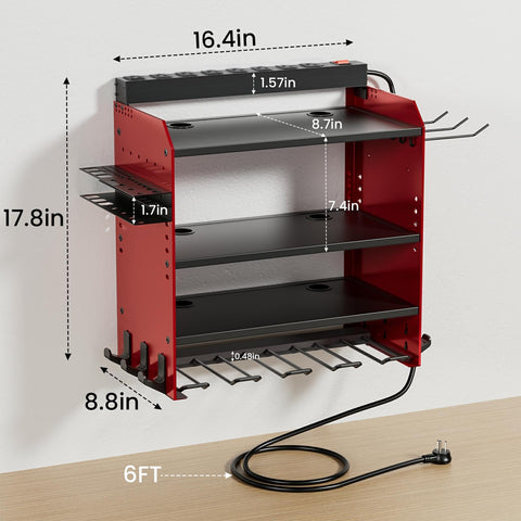OKCHILD modular design adapts to garage, shop, or shed spaces.