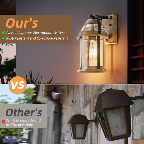 OKELI dusk-to-dawn outdoor wall light suits porches and garages