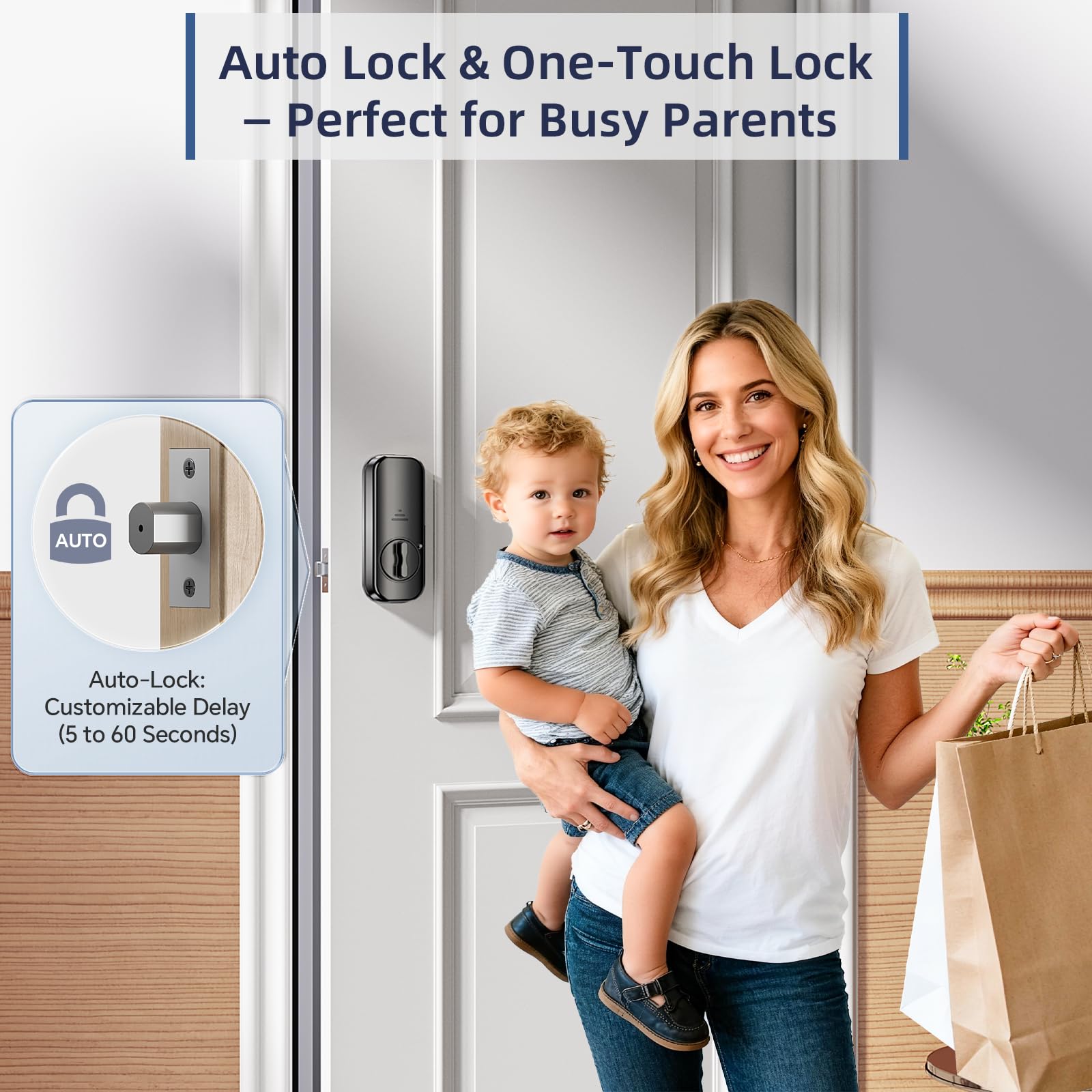 OKIBB tap-to-open fob/card used for fast hands-free entry