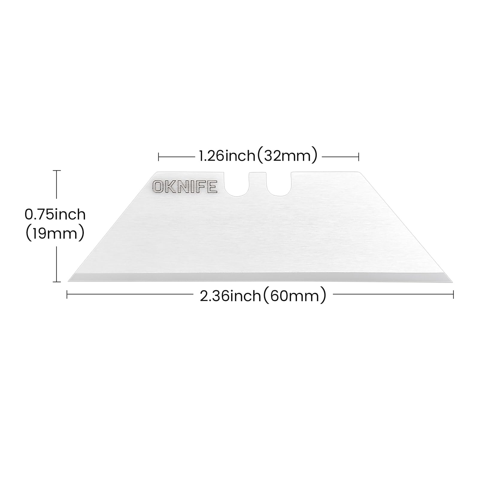 OKNIFE ceramic blade safety feature non-conductive for precision tasks.