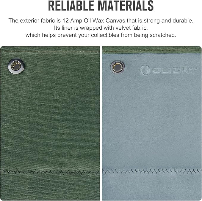 OKNIFE Exploit Mini durable oil-wax canvas with velvet liner