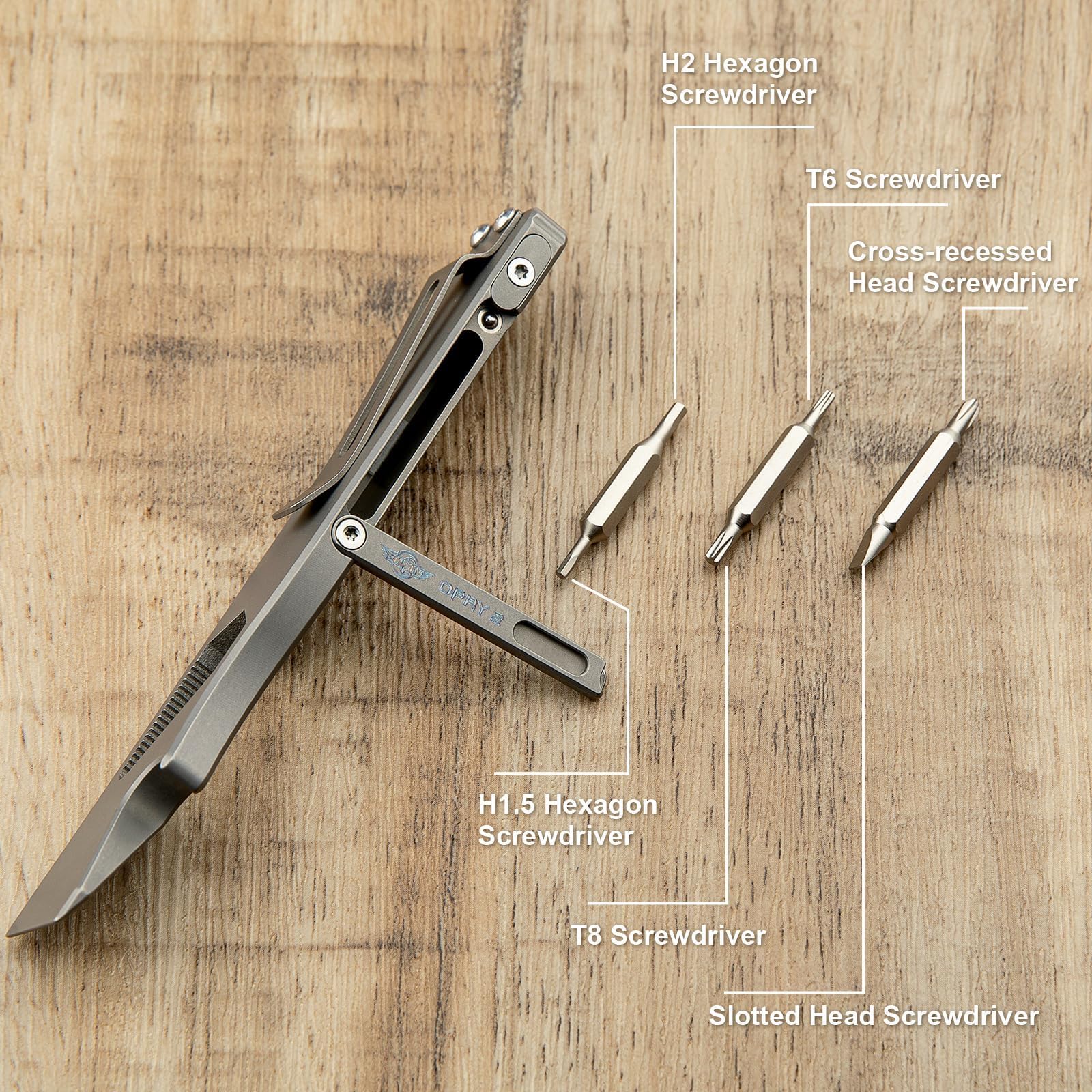 OKNIFE Opry multitool bottle opener ready for quick access.