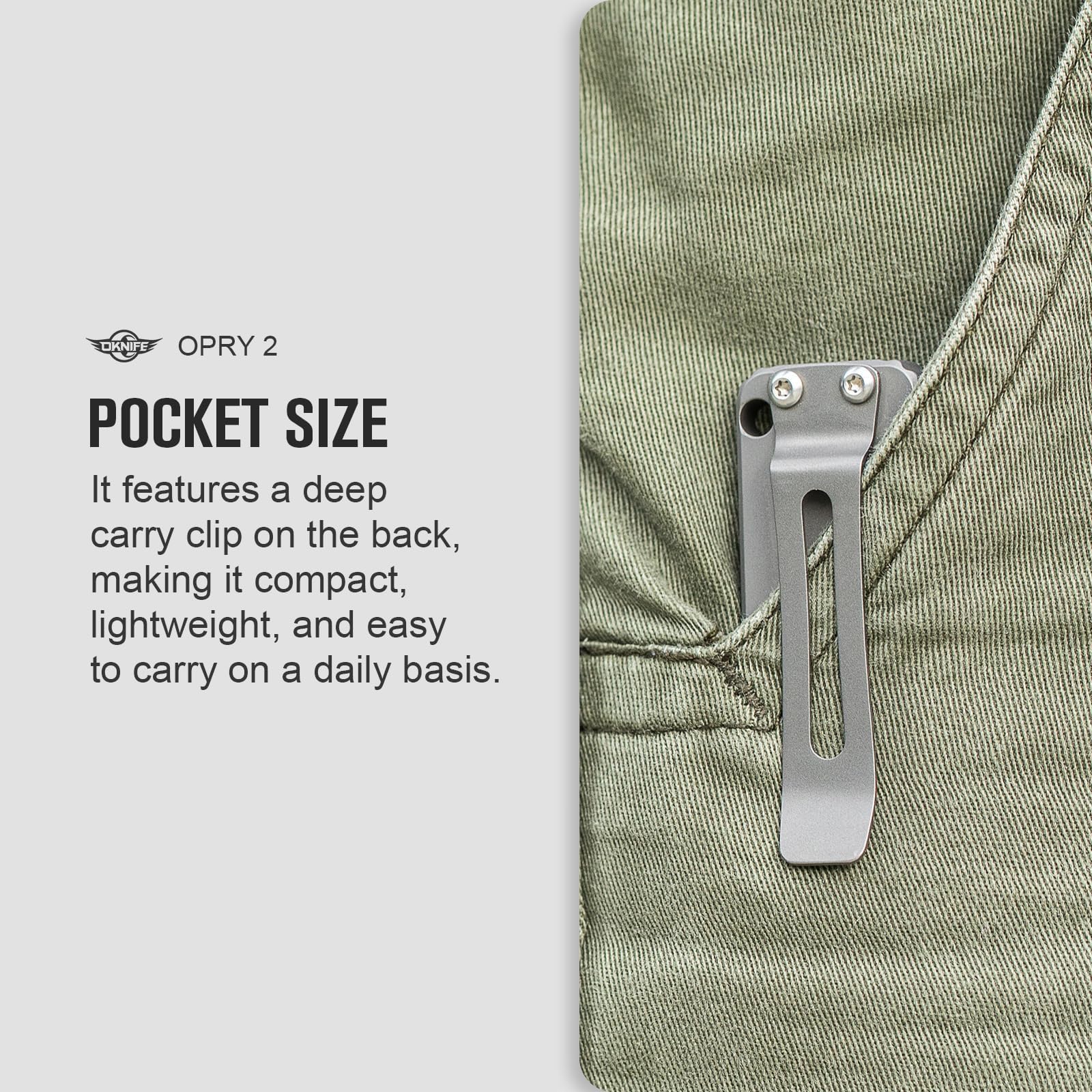 OKNIFE Opry multitool hex wrench for small repairs.