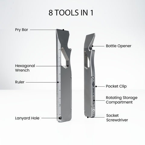 OKNIFE Opry multitool in hand, easy grip for precise tasks.