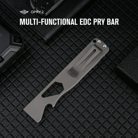 OKNIFE Opry multitool ruler for on-the-go measurements.