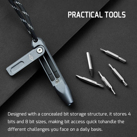 OKNIFE Otacle D1 Mini shows concealed bit storage for organized tasks.