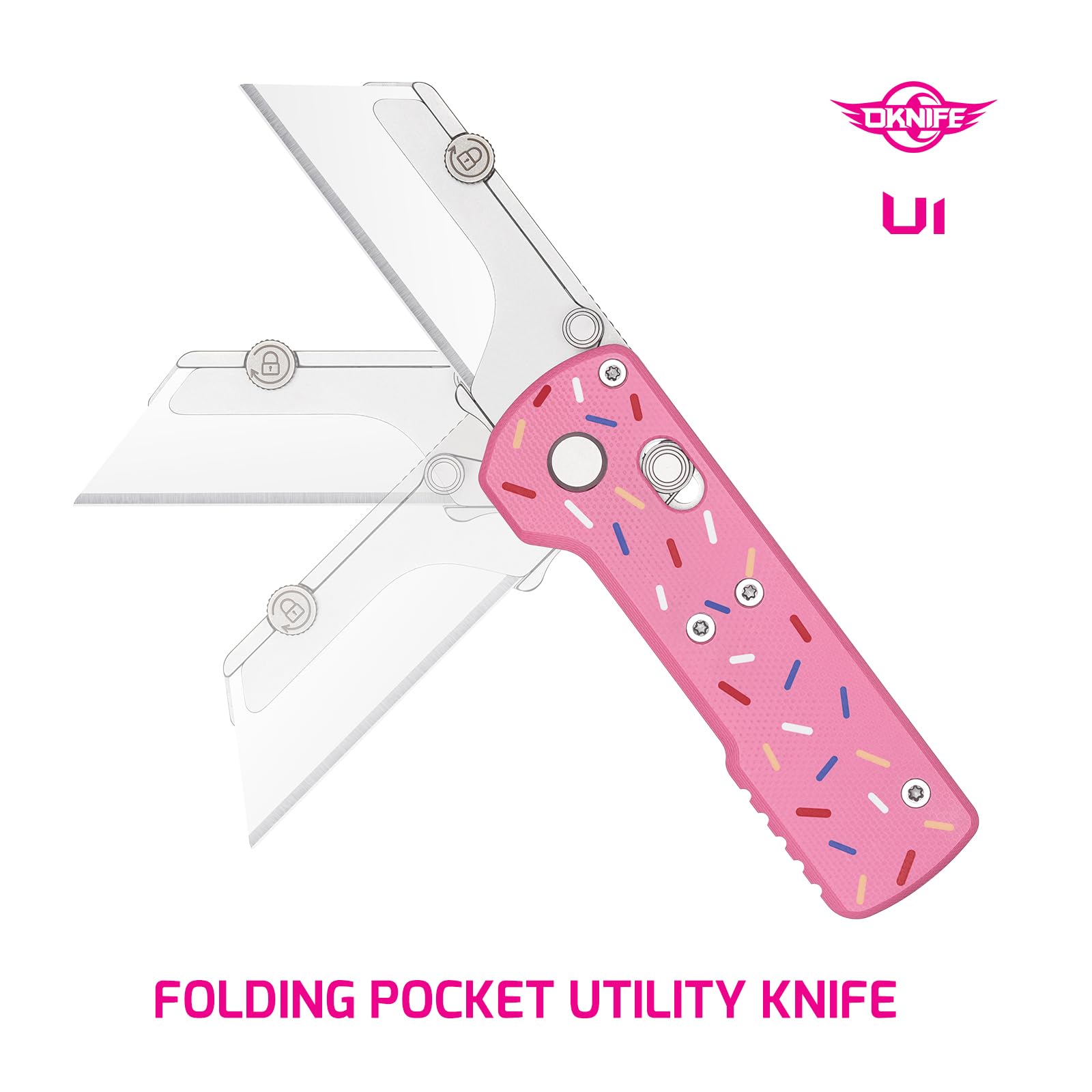 OKNIFE Otacle U1 blade-change compatibility with standard blades for quick swaps
