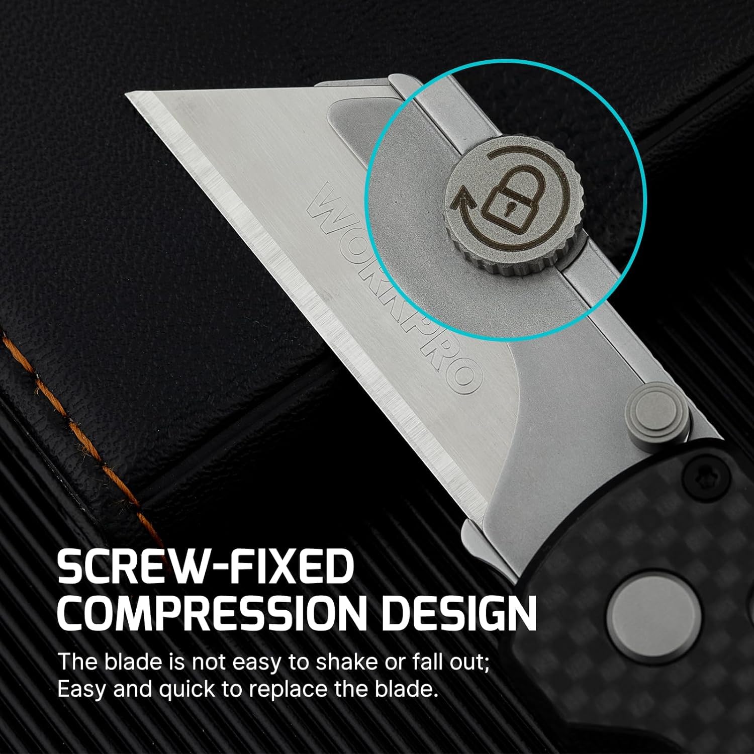 OKNIFE Otacle U1 blade-change feature enables quick blade swaps