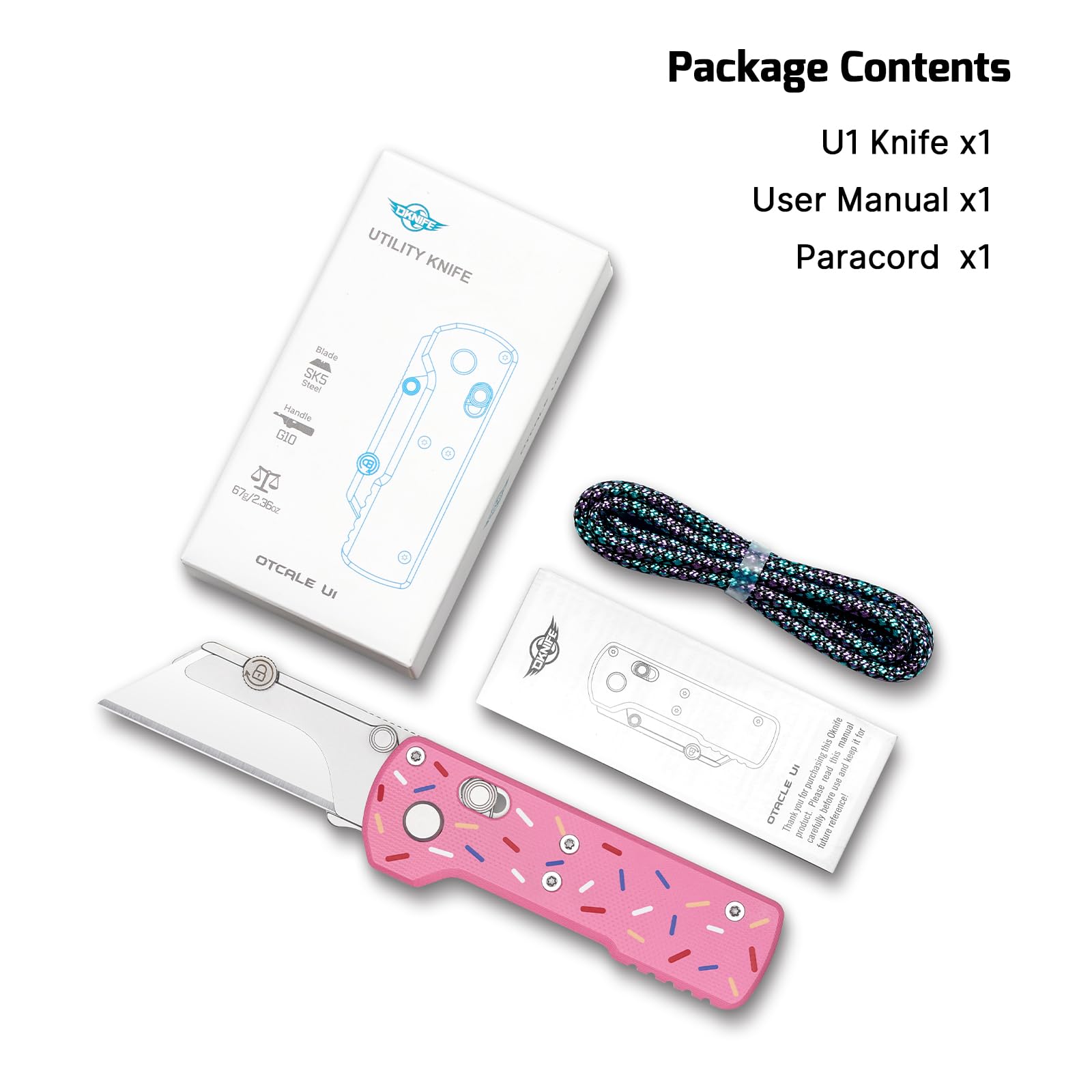OKNIFE Otacle U1 doughnut colorway adds style and function
