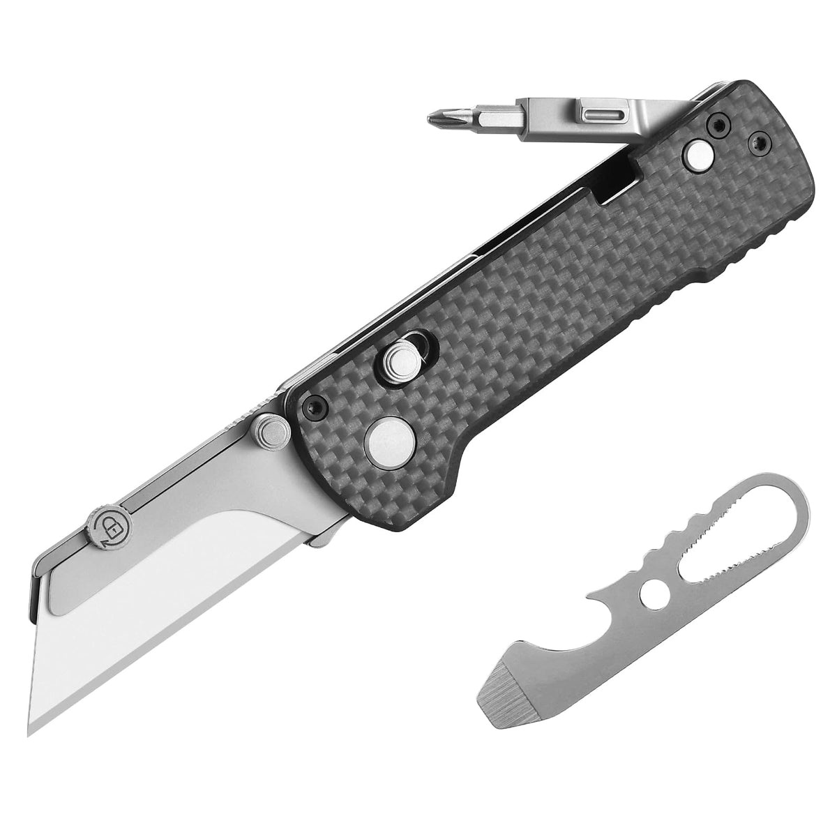 OKNIFE U1 Pro folding knife with rail lock for secure blade deployment