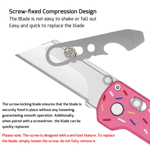OKNIFE U1 Pro quick-change blade enables fast tool swaps.