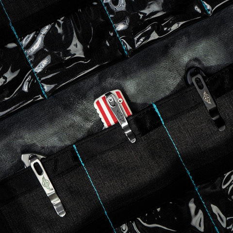 OKNIFE U1 Pro Stars and Stripes pattern design.