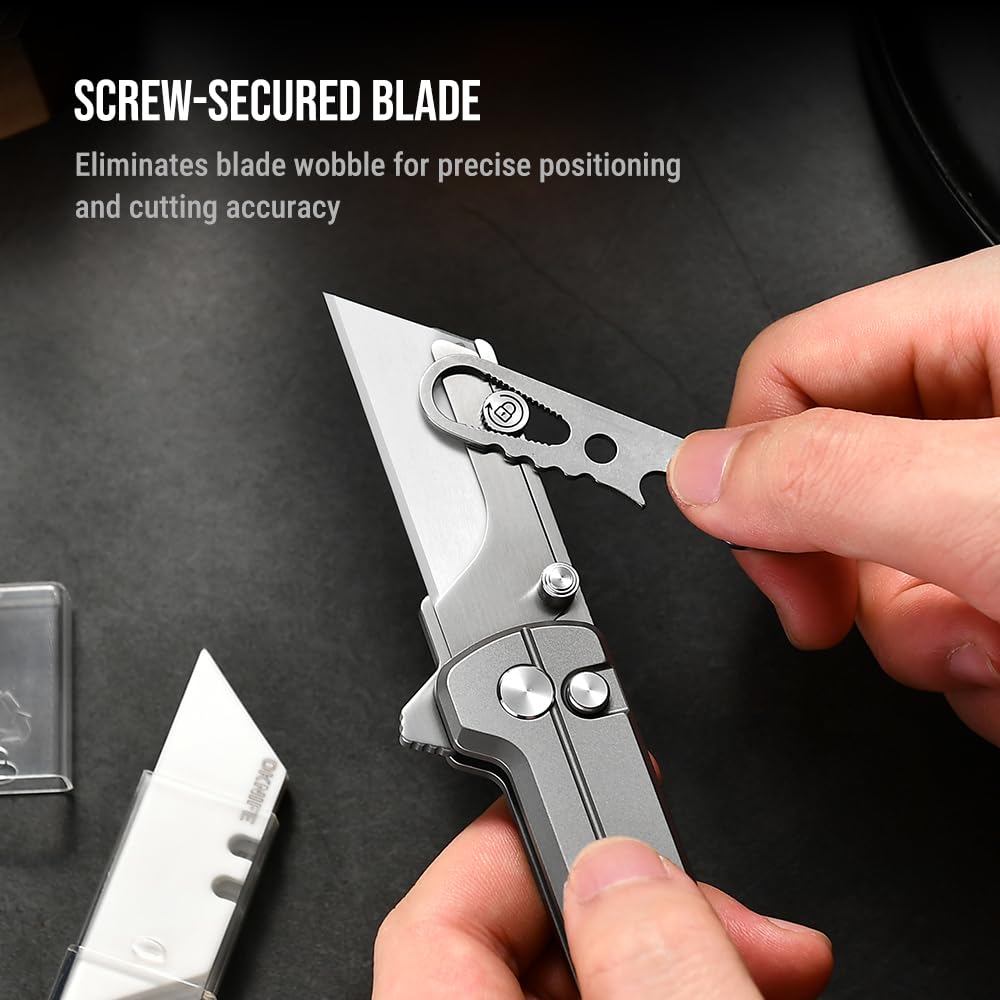 OKNIFE U1 Ultra with anti-slip handle for secure handling.