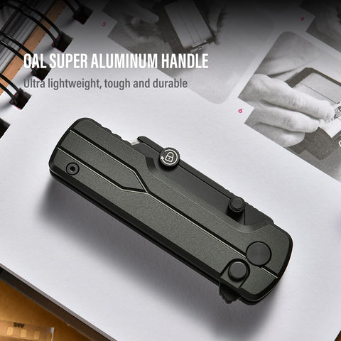 OKNIFE U1 Ultra ceramic blade edge offers razor precision and rust resistance.