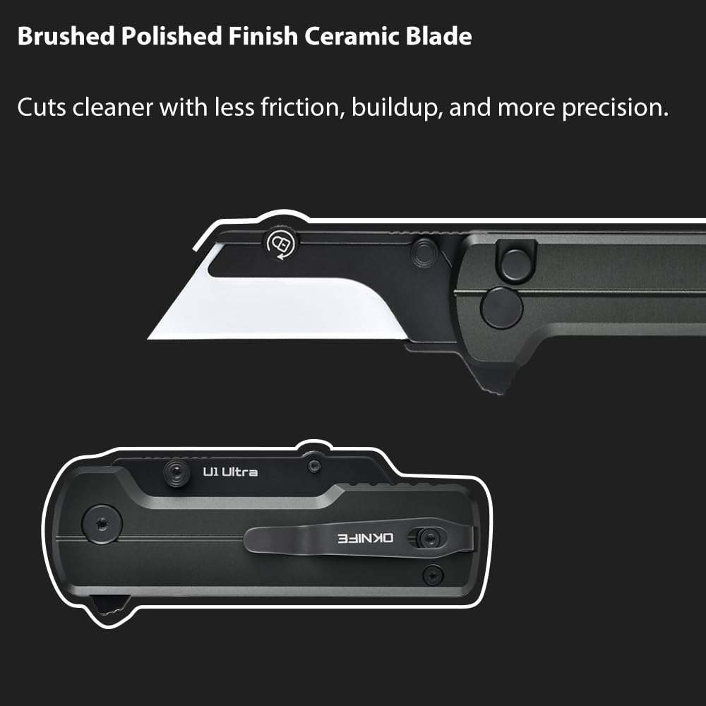 OKNIFE U1 Ultra lightweight design delivers all day comfort and performance.