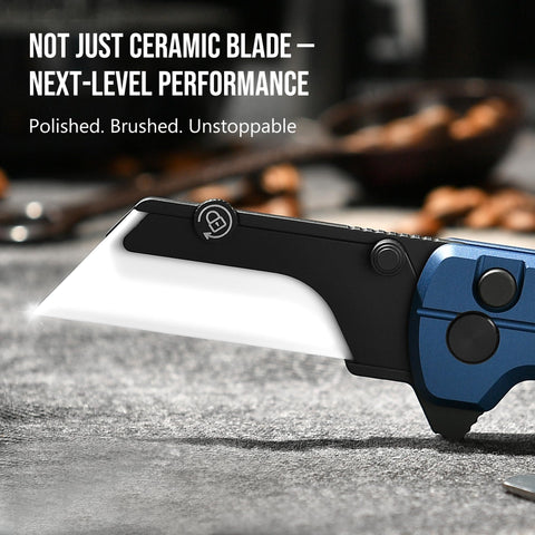 OKNIFE U1 OAL aluminum handle with brushed finish for durability and comfort