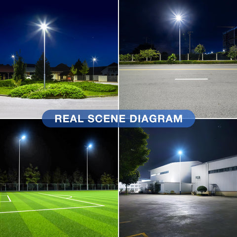 OKPRO pole structure concentrates light for driveways and yards