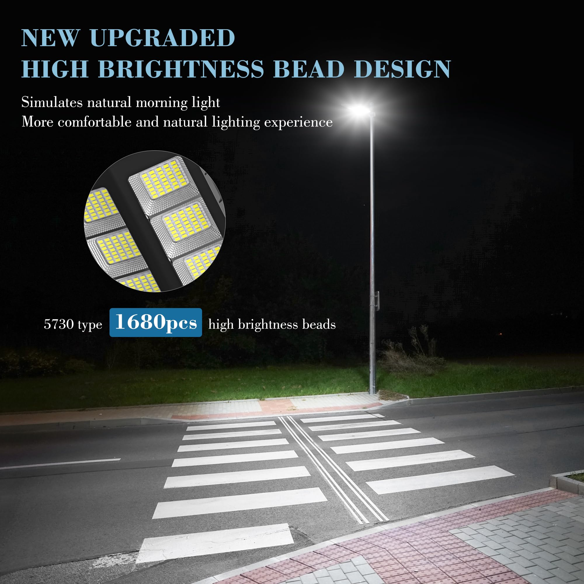 OKPRO 60000mAh battery supports all-night illumination