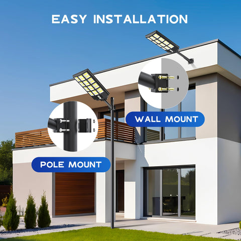 OKPRO solar lights adjustable brightness mode to tailor illumination.